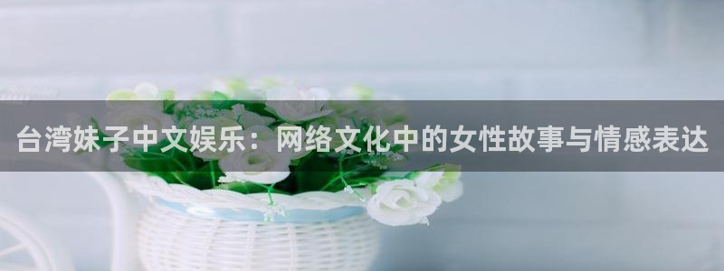 bg大游官网：台湾妹子中文娱乐：网络文化中的女性故事与情感表达